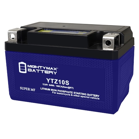 YTZ10S Lithium Replacement Battery Compatible With Yamaha YTZ-10S00-00-00 07-08